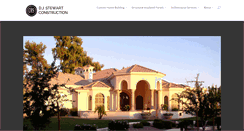 Desktop Screenshot of djstewartconstruction.com